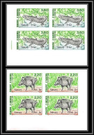 Andorre (Andorra) N°382/383 Triton Newt Sanglier Porc Fer Boar Non Dentelé Imperf ** Mnh Bloc 4 Cote 144 - Unused Stamps