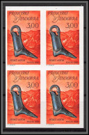 Andorre (Andorra) N°367 Tableau (tableaux Painting) Pied Ex-voto Foot Non Dentelé Imperf Mnh ** Bloc 4 - Unused Stamps
