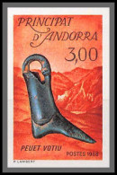 Andorre (Andorra) N°367 Tableau (tableaux Painting) Pied Ex-voto Foot Non Dentelé Imperf Mnh **  - Unused Stamps