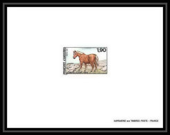 Andorre (Andorra) N°361 Cheval (chevaux Horse Horses) épreuve De Luxe Deluxe Proof 1987 - Paarden