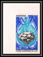 Andorre (Andorra) N°197 Charte Europenne De L'eau European Water Europa 1969 Non Dentelé Imperf ** MNH Coin De Feuille - Neufs