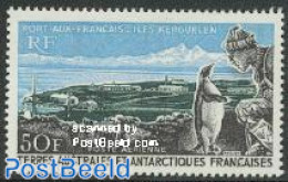 French Antarctic Territory 1968 Definitive, Penguin 1v, Mint NH, Nature - Birds - Penguins - Neufs