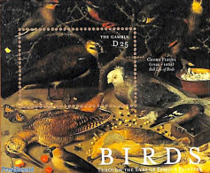Gambia 2000 Bird Painting From Flegel S/s, Mint NH, Nature - Birds - Art - Paintings - Gambia (...-1964)