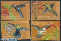 Guinea, Republic 2002 Hummingbirds 4v, Mint NH, Nature - Birds - Autres & Non Classés