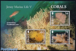 Jersey 2004 Corals S/s, Mint NH, Nature - Fish - Shells & Crustaceans - Peces