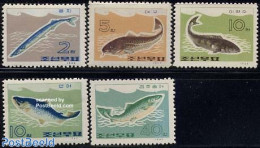Korea, North 1966 Fish 5v, Mint NH, Nature - Fish - Peces