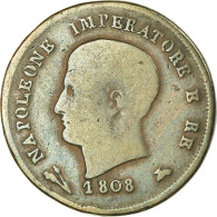 Monnaie, États Italiens, KINGDOM OF NAPOLEON, Napoleon I, 3 Centesimi, 1808 - Napoleontisch