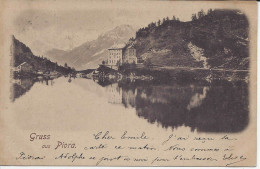 Gruss Aus Piora, Francobollo Con Annullo Lineare PIORA, Viaggiata 1902 - Other & Unclassified