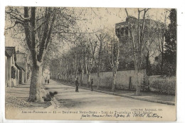 Aix-en-Provence (13) : Boulevard De ND Pris Au Niveau De La Tour De Tourreluco Env 1908 (animé) PF. - Aix En Provence