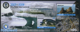 Uruguay 2008 Int. Polar Year S/s, Mint NH, Nature - Science - Birds - Sea Mammals - The Arctic & Antarctica - Uruguay