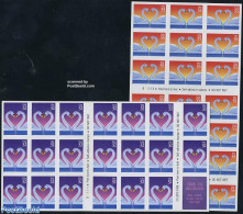 United States Of America 1997 Greeting Stamps 2 Foil Booklets, Mint NH, Nature - Various - Birds - Stamp Booklets - Gr.. - Ongebruikt