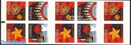 Sweden 2006 Christmas Foil Booklet, Mint NH, Nature - Religion - Birds - Christmas - Stamp Booklets - Unused Stamps