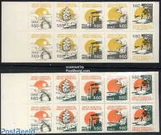 Chile 1992 Environment 2x10v In Booklets, Mint NH, Nature - Various - Birds - Environment - Trees & Forests - Stamp Bo.. - Umweltschutz Und Klima