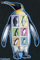 French Antarctic Territory 2006 Penguin 6v M/s, Mint NH, Nature - Birds - Penguins - Nuevos