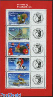 France 2007 Christmas 5v In M/s With Personal Tabs, Mint NH, Nature - Religion - Animals (others & Mixed) - Birds - De.. - Ungebraucht