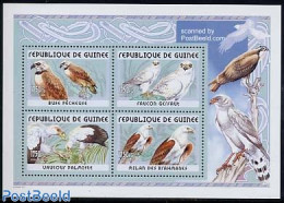 Guinea, Republic 2003 Birds Of Prey 4v M/s, Mint NH, Nature - Birds - Birds Of Prey - Autres & Non Classés