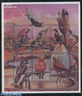Liberia 2000 Birds 6v M/s, Mint NH, Nature - Birds - Autres & Non Classés