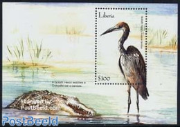 Liberia 2001 Birds S/s, Goliath, Mint NH, Nature - Birds - Autres & Non Classés