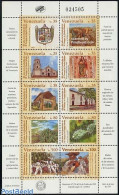 Venezuela 1995 El Tocuyo 10v M/s, Mint NH, History - Nature - Performance Art - Religion - Coat Of Arms - Cacti - Musi.. - Sukkulenten