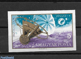 Hungary 1967 Venus 4, 1v Imperforated, Mint NH, Transport - Space Exploration - Ongebruikt