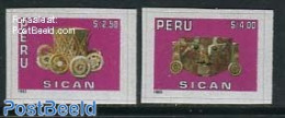 Peru 1993 Sican Culture 2v, Mint NH, History - Archaeology - Archaeology