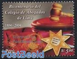 Peru 2004 Barrister School 1v, Mint NH, Various - Justice - Autres & Non Classés