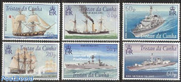 Tristan Da Cunha 2001 Royal Navy Ships 6v, Mint NH, Transport - Ships And Boats - Ships