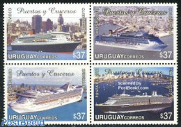 Uruguay 2006 Ships & Harbours 4v [+], Mint NH, Transport - Ships And Boats - Ships