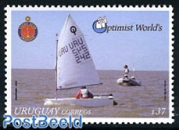 Uruguay 2006 Optimist Worlds Yacht Club 1v, Mint NH, Sport - Transport - Sailing - Ships And Boats - Zeilen