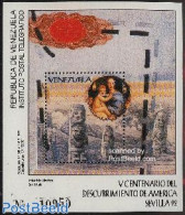 Venezuela 1992 Discovery Of America S/s, Mint NH, History - Explorers - Art - Paintings - Raphael - Sculpture - Explorateurs