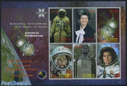 Saint Vincent 2008 Space Exploration & Satellites 6v M/s, Mint NH, History - Transport - Women - Space Exploration - Non Classés