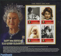 Dominica 2006 Elizabeth II 80th Birthday 4v M/s, Mint NH, History - Kings & Queens (Royalty) - Familles Royales