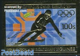 Guinea, Republic 1983 Olympic Winter Games 1v Imperforated, Mint NH, Sport - Transport - Olympic Winter Games - Skiing.. - Skisport