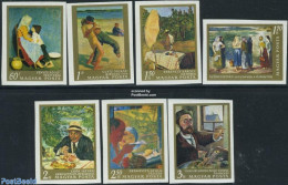 Hungary 1967 Paintings 7v Imperforated, Mint NH, Art - Paintings - Nuevos