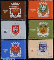 Portugal 1996 District Coat Of Arms 6v, Mint NH, History - Coat Of Arms - Ongebruikt
