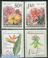 Czechoslovkia 1980 Flora Olmouc 1980 Exposition 4v, Mint NH, Nature - Flowers & Plants - Other & Unclassified