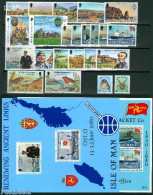 Isle Of Man 1980 Yearset 1980, Complete, 23v + 2s/s, Mint NH, Various - Yearsets (by Country) - Ohne Zuordnung