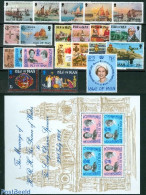 Isle Of Man 1981 Yearset 1981, Complete, 21v + 1s/s, Mint NH, Various - Yearsets (by Country) - Zonder Classificatie