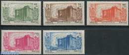 Mauritania 1939 French Revolution 150th Anniversary 5v, Unused (hinged), Art - Castles & Fortifications - Castles