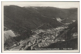 MW25543/ Unterweißbach Thür.  Foto  AK Seltenes Strähle Luftbild Ca.1938 - Autres & Non Classés
