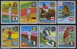 Paraguay 1977 Olympic History 8v, Mint NH, Nature - Sport - Horses - Athletics - Boxing - Fencing - Olympic Games - Athletics
