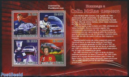 Sao Tome/Principe 2007 Colin McRae 4v M/s, Mint NH, Sport - Transport - Autosports - Sport (other And Mixed) - Automob.. - Voitures