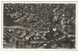 MW25516/ Liegnitz Schlesien Foto AK Seltenes Strähle Luftbild 30er Jahre - Schlesien