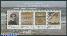 Lithuania 2005 M.K. Ciulionis S/s, Mint NH, Transport - Ships And Boats - Art - Paintings - Ships