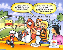 Antigua & Barbuda 1991 Olympic Games, Archie S/s, Mint NH, Sport - Baseball - Olympic Games - Art - Comics (except Dis.. - Base-Ball