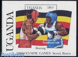 Uganda 1987 Olympic Games Seoul S/s, Mint NH, Sport - Boxing - Olympic Games - Boxen