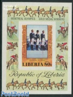 Liberia 1977 Olympic Winners S/s Imperforated, Mint NH, Nature - Sport - Horses - Olympic Games - Autres & Non Classés