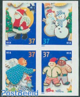 United States Of America 2005 Christmas 2x4v S-a, Double Sided, Mint NH, Religion - Christmas - Neufs