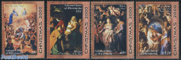 Micronesia 2000 Christmas 4v, Mint NH, Religion - Christmas - Art - Paintings - Rubens - Noël