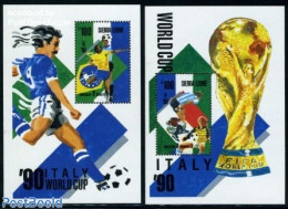 Sierra Leone 1989 World Cup Football 2 S/s, Mint NH, Sport - Football - Autres & Non Classés